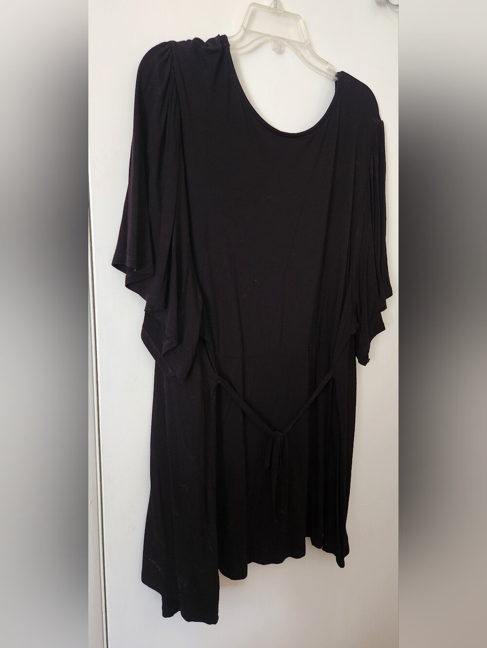 TORRID Black Flutter Sleeve Women's Top Size 3 - Picture 3 of 3